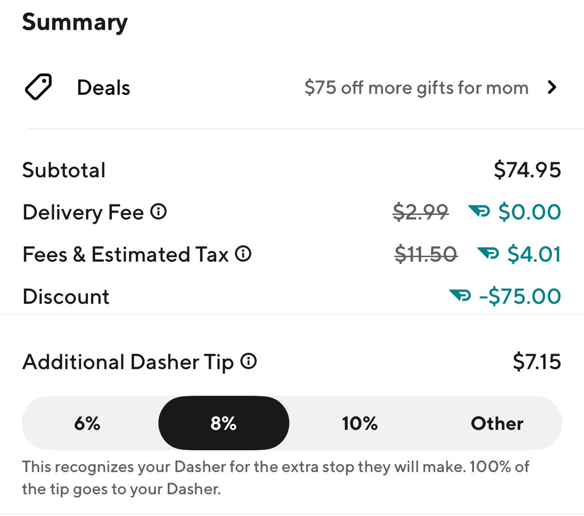 🙌 Place An Order Just For Flowers First. After Checking Out, Double Dash From Another Store. You’ll Save $75 Off Your Entire Second Order.

🤝 Can’t Think Of What To Get? Think Necessities. Paper Towels, Toilet Paper, Etc!