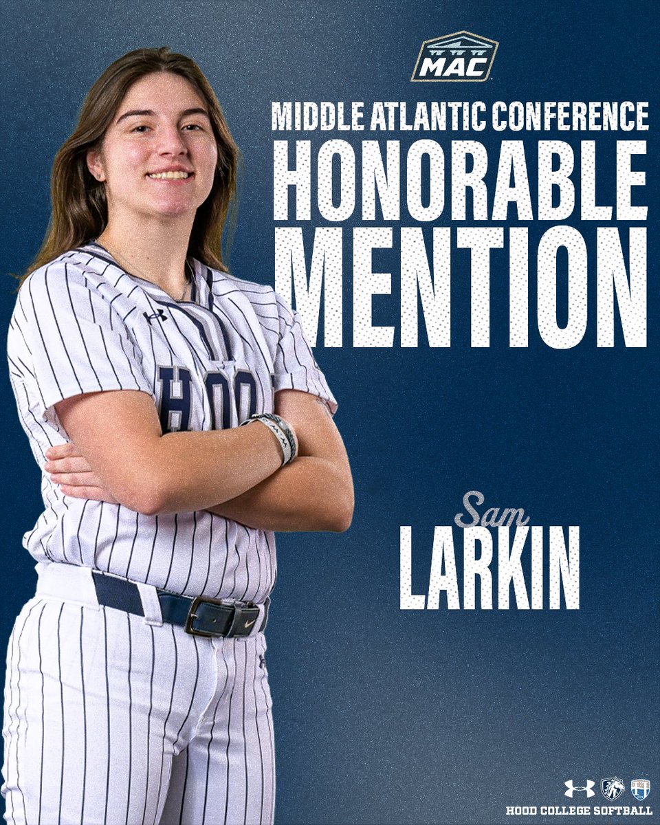 🚨ALL-MAC COMMONWEALTH🚨

Sophomore 3rd Baseman Sam Larkin earns All-Conference honors in Softball!!!

🥎🔥🥎🔥🥎🔥

#ChampionMentality #BringYourBest #MACsoftball #d3softball <a href="/HoodCollegeSB/">Hood Softball</a> <a href="/gomacsports/">MAC</a>