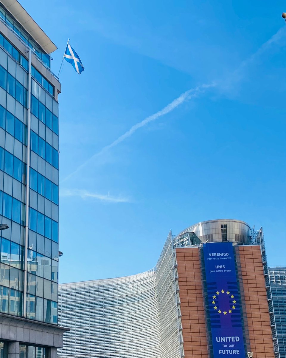 Happy Europe Day from Scotland House in sunny Brussels. #EuropeDay2025