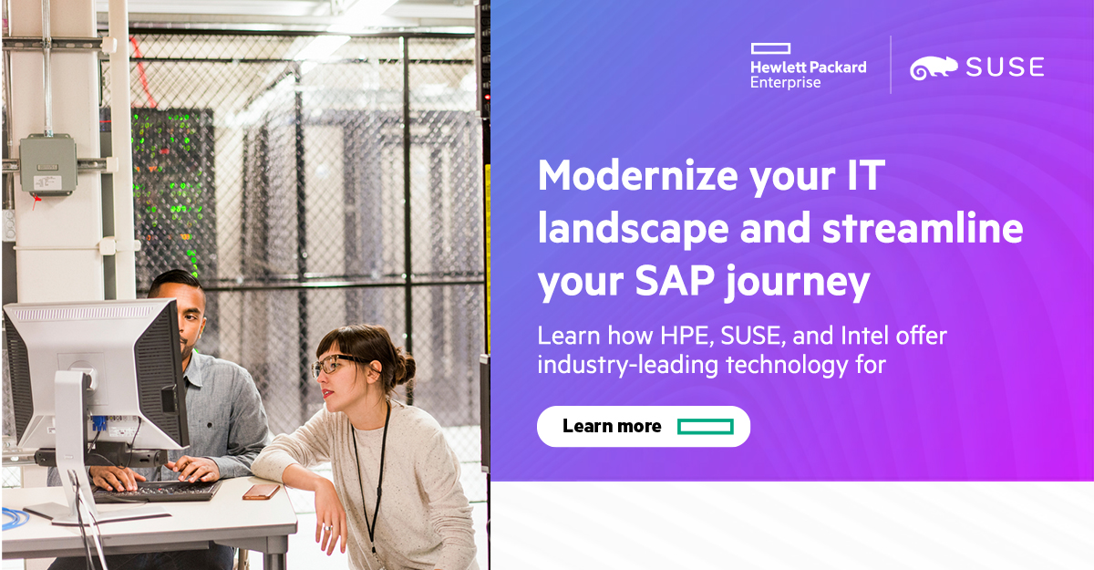 HPE_Alliances's tweet image. Execute your #SAP strategy seamlessly with @HPE, @SUSE, and @Intel. Explore how to reduce complexity and safeguard your operations by building a flexible foundation: hpe.to/6013NyHEF