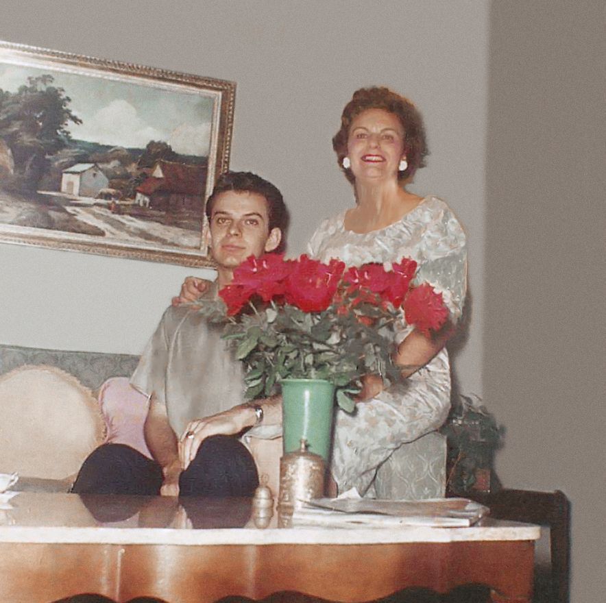 A mother's love is more beautiful than flowers. Happy Mother's Day to all the moms! Enjoy this photo of Leon Russell and his mother, Hester ❤️ 💐 #leonrussell #mothersday #churchstudioarchive 
Eric Clapton with grandmother Rose Clapp, 1970 
Joe Cocker with his mother, 1970