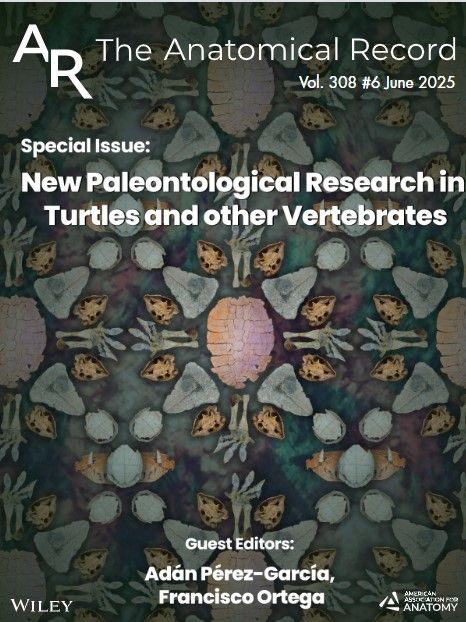 We're excited to share a new special issue, "New paleontological research in turtles and other vertebrates" Guest Edited by Adán Pérez-García &amp; Francisco Ortega: 
anatomypubs.onlinelibrary.wiley.com/toc/19328494/2…
#FossilFriday