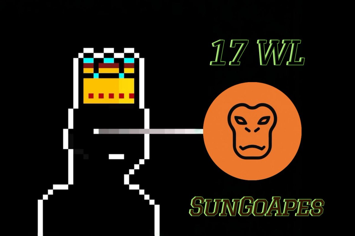 NakaVeres x SunGoApes Giveaway!

We're giving away 17 WL spots:

12  for the community 

5 randomly selected from NakaVeres holders!

How to enter:

1. Follow <a href="/NakaVeres/">NakaVeres On Ape</a> &amp; @SunGoApes

2. Like + Retweet

3. Comment with your wallet + how many NakaVeres you hold