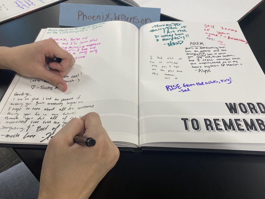 MCHSDurhamTech's tweet image. Our Yearbook Distribution and Signing Party was a hit! Students who still need to get theirs can do so before noon in 4-155 next week.