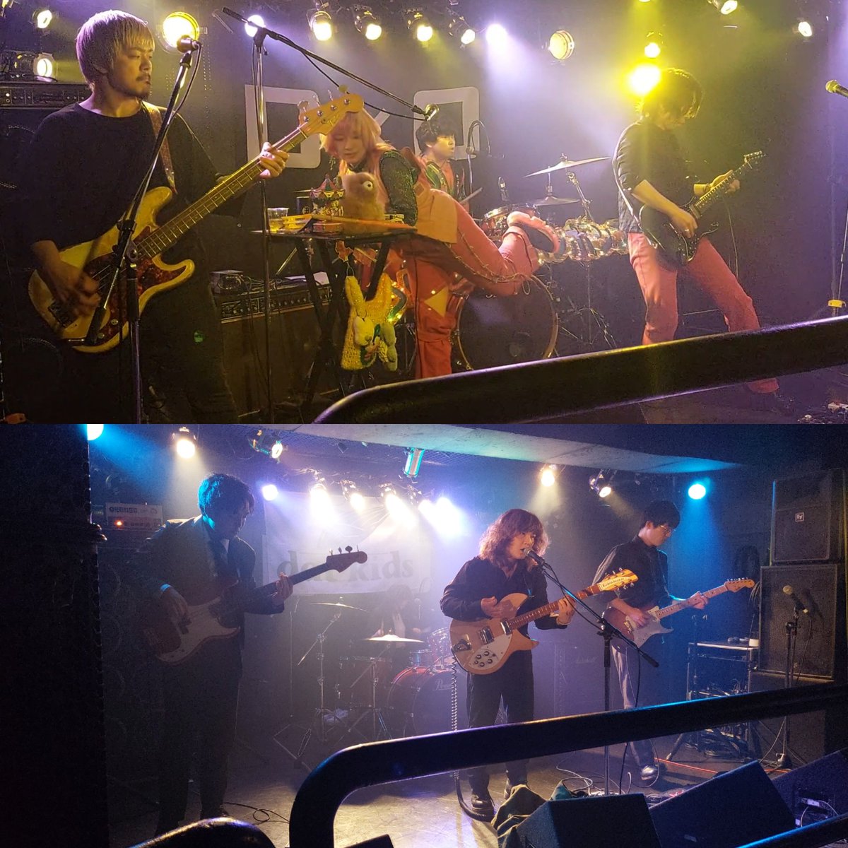 noramitsu666's tweet photo. 神戸D×Qでのライブ去勢3rd EP Release Tour『君のためなら駄菓子屋の前で何時間でも待ってるよ!』でした🎵
個人的に3年前の神戸D×Qでのリベンジが出来て良かったですけど本当に🤣🤣🤣
#去勢 #datkids #コロコロボンボンズ #ThePeace #GOLDFISHADVENTURE https://t.co/HPvrc9XKvR