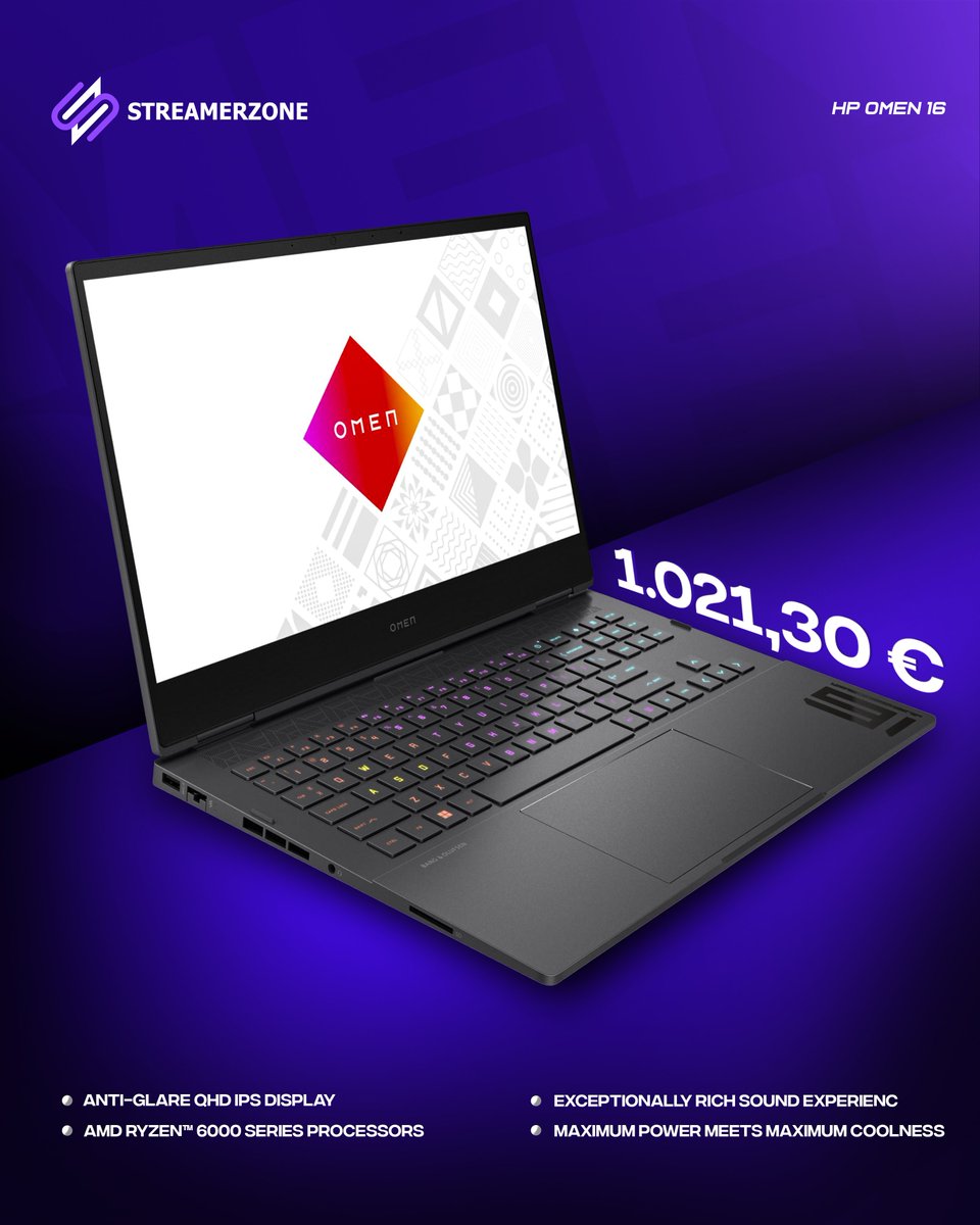 Jzmie717's tweet image. Big thanks to HP and Expert Freital for providing the hardware for our bootcamp! 💻🔥

Check out this sleek gaming laptop:
🔗: meine-technik.de/produkt/0cc000…

#GamingLaptop #Bootcamp #HPOMEN #Streamerzone ⁠#valorant #ad