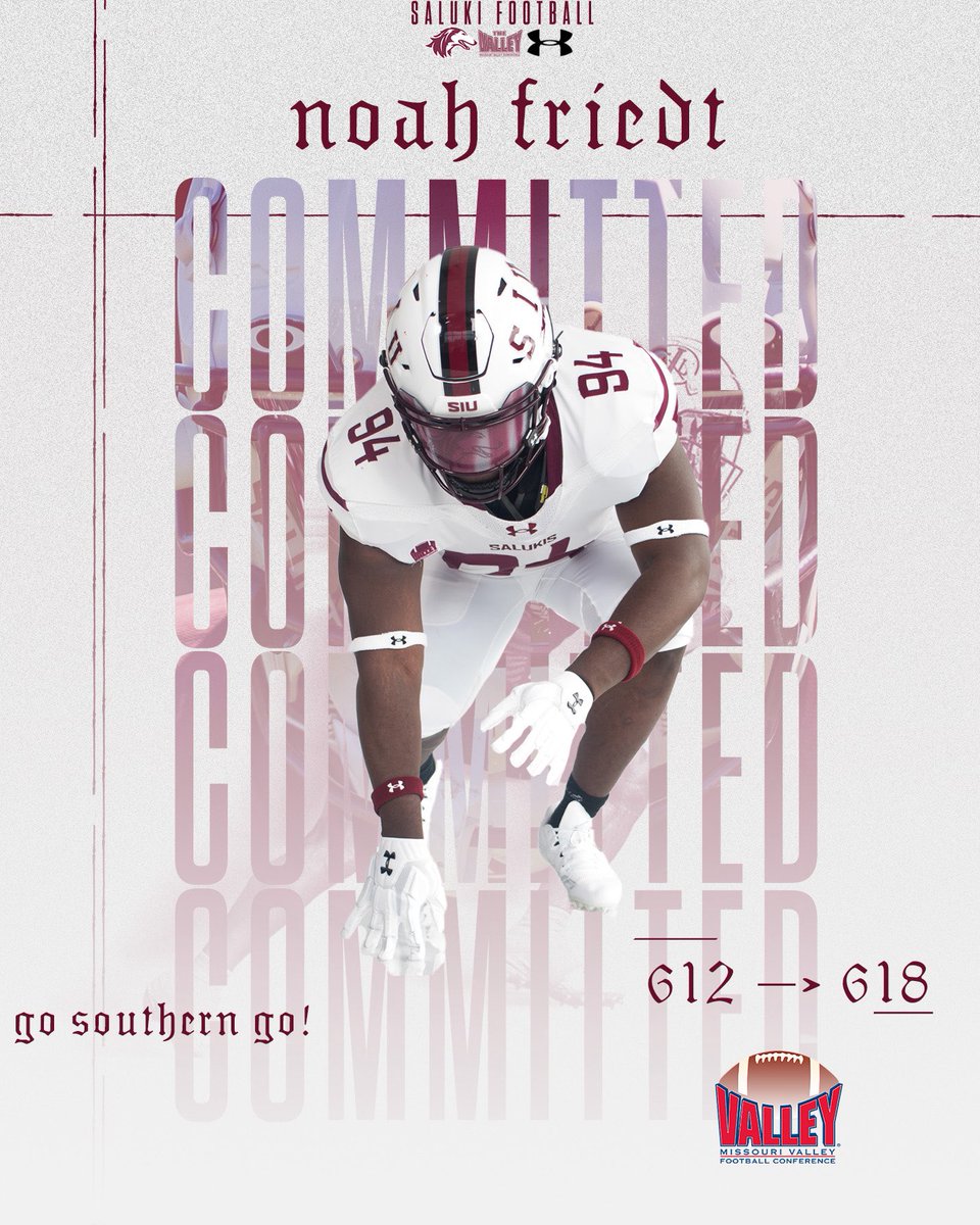 Commited <a href="/SIU_Football/">Saluki Football</a>