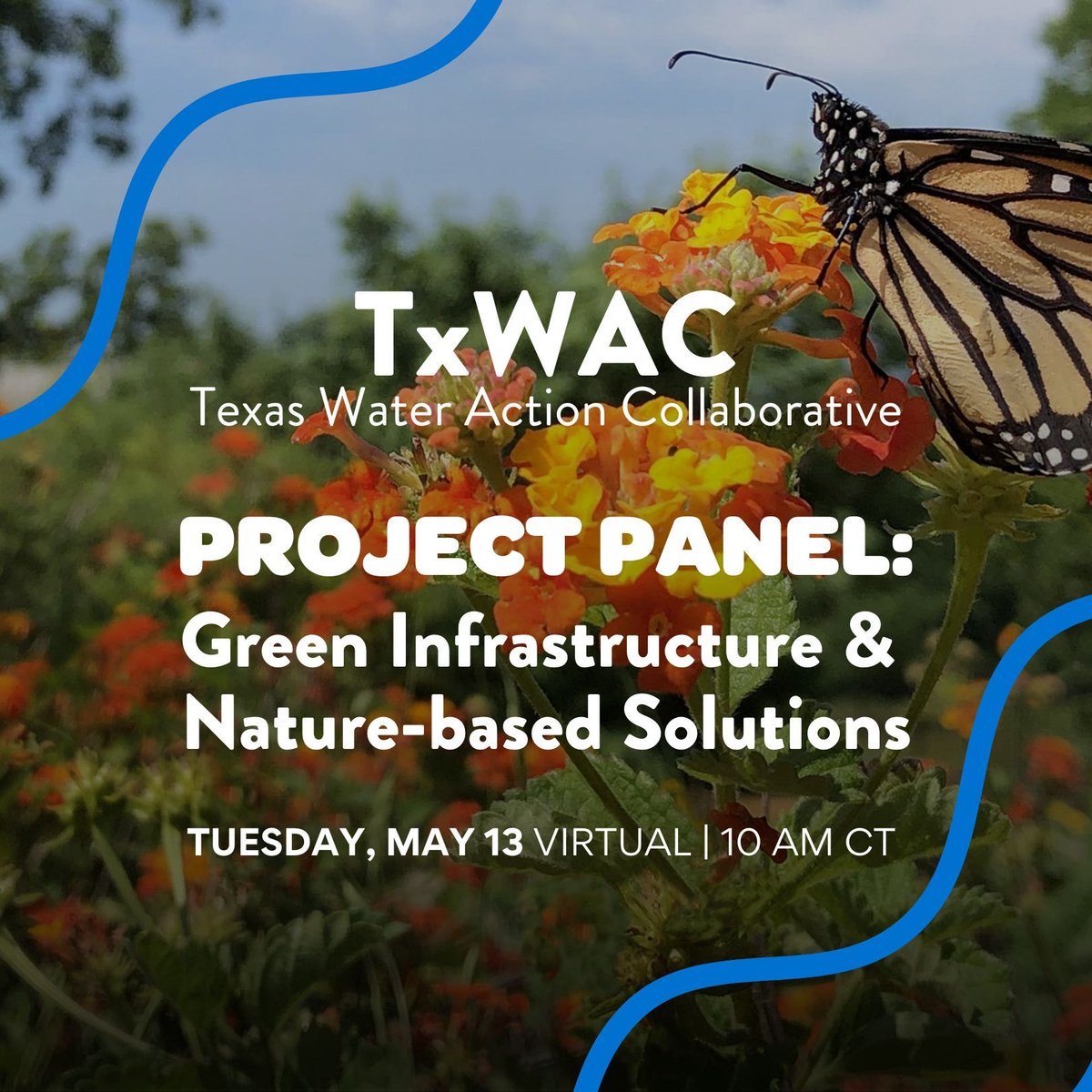 Interested in green infrastructure? 

Join us next Tuesday at 10 a.m. to hear from conservation leaders about green infrastructure projects &amp; their impact, during the Texas Water Action Collaborative (#TxWAC) meeting, hosted by Texan by Nature. RSVP: bit.ly/TxWACMeet5