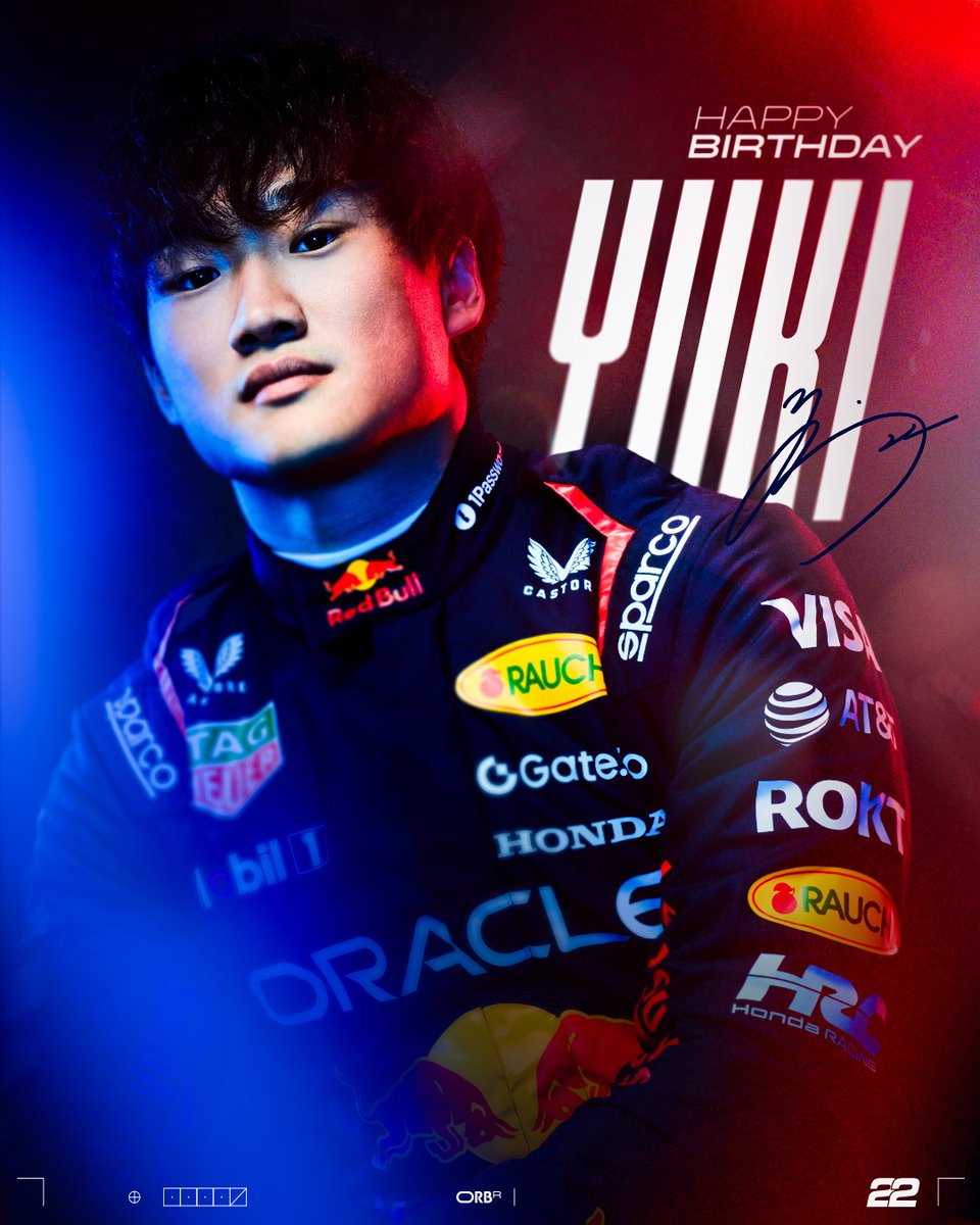 Happy Birthday, Yuki! 🙌

#F1 || #RedBullRacing