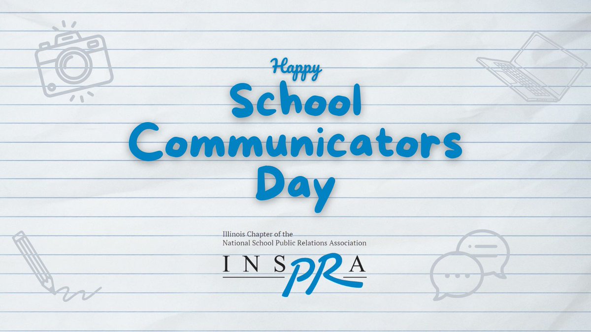 🎉 Happy School Communicators Day! 🎉

Today we celebrate the voices behind the messages- our amazing school PR pros! Thank you for telling  stories, building trust, and making communication look effortless!

We appreciate you! 💙 #SchoolPR #schoolcommunicatorsday