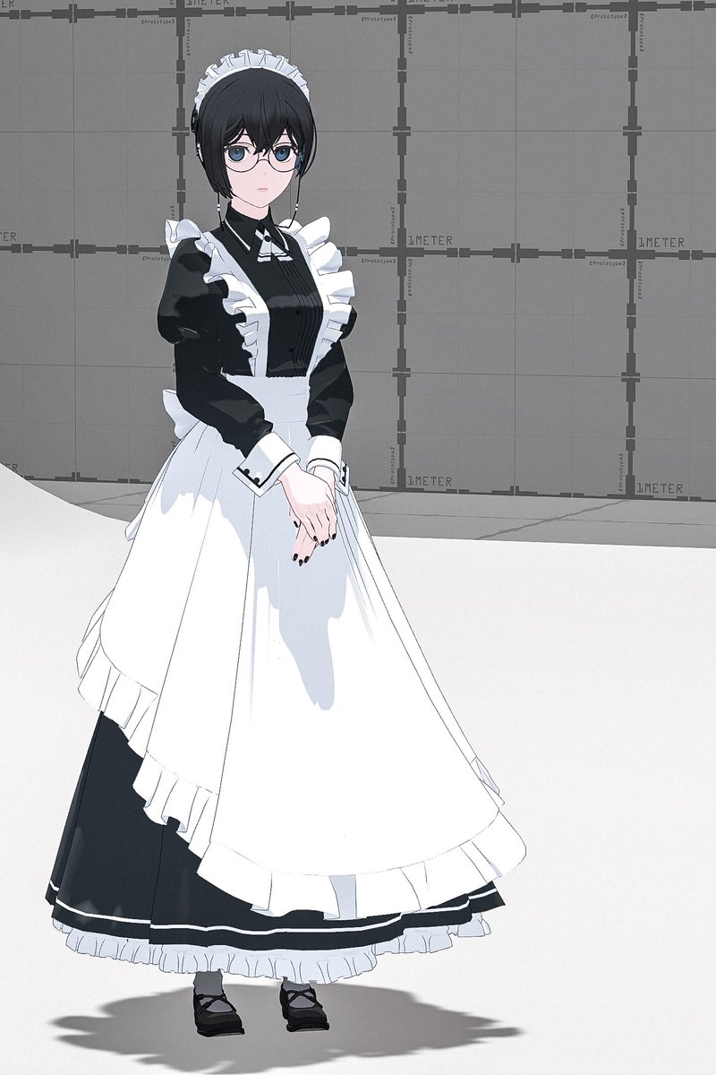 minimi_rc's tweet image. メイドの日だぁあ

#メイドの日
#VRChat 
#onyx_3d