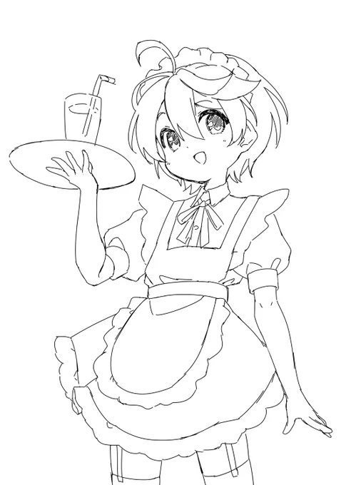 メイドの日らしい
#おみの楽譜 