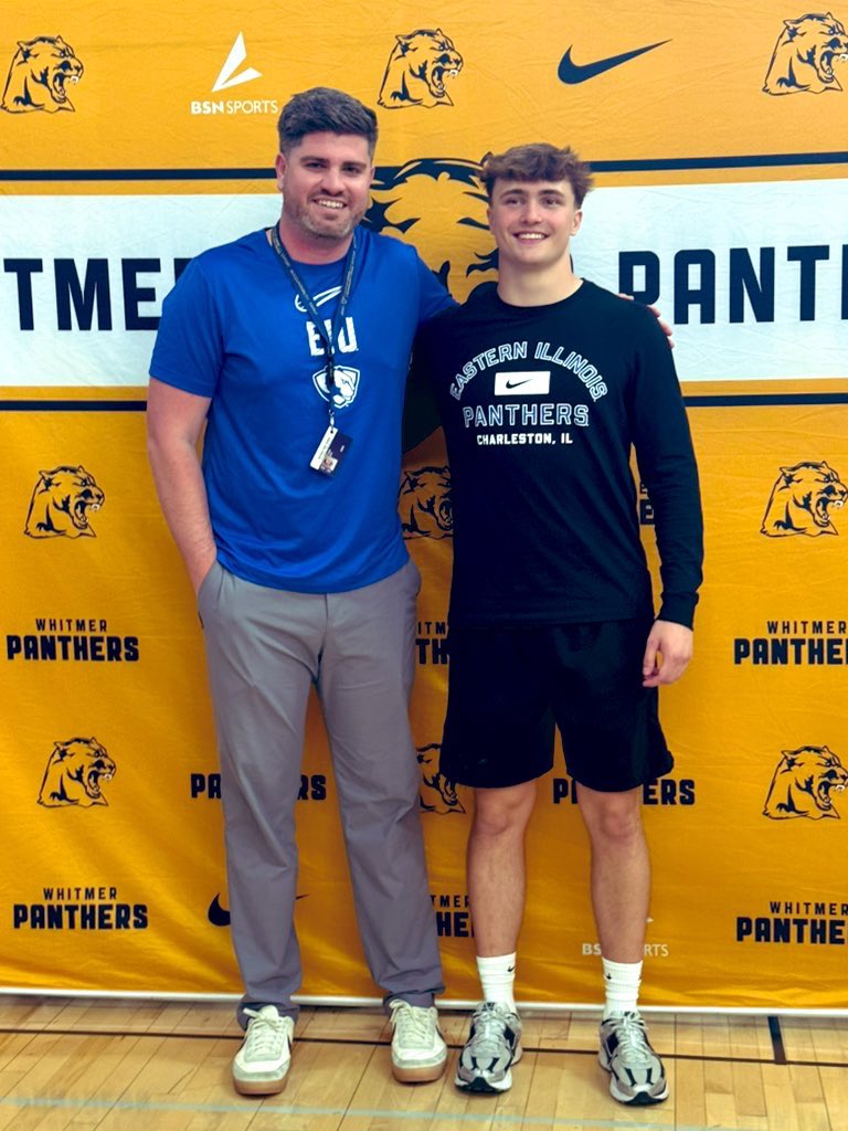 Tyler Bitz (@coachtylerbitz) on Twitter photo Signing Day today at Whitmer. Congrats <a href="/BradyFord06/">Brady Ford</a> - future Eastern Illinois Panther, forever a Whitmer Panther!
#WhitmerQBtradition Signing Day today at Whitmer. Congrats <a href="/BradyFord06/">Brady Ford</a> - future Eastern Illinois Panther, forever a Whitmer Panther!
#WhitmerQBtradition