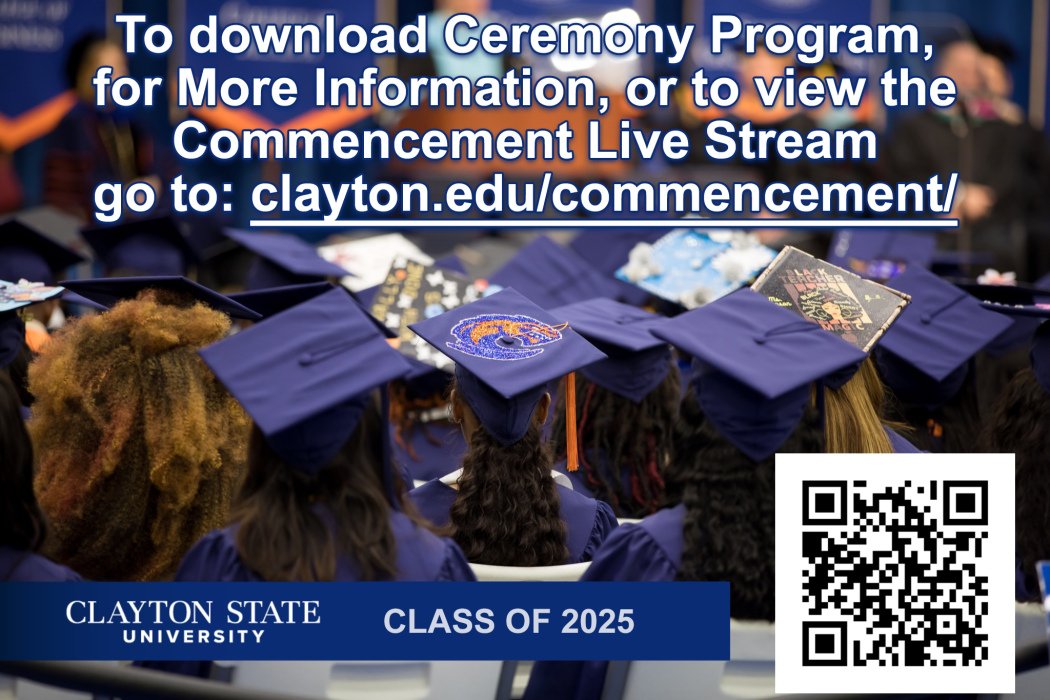 Congratulations, #ClaytonState graduates! 🎓🥳