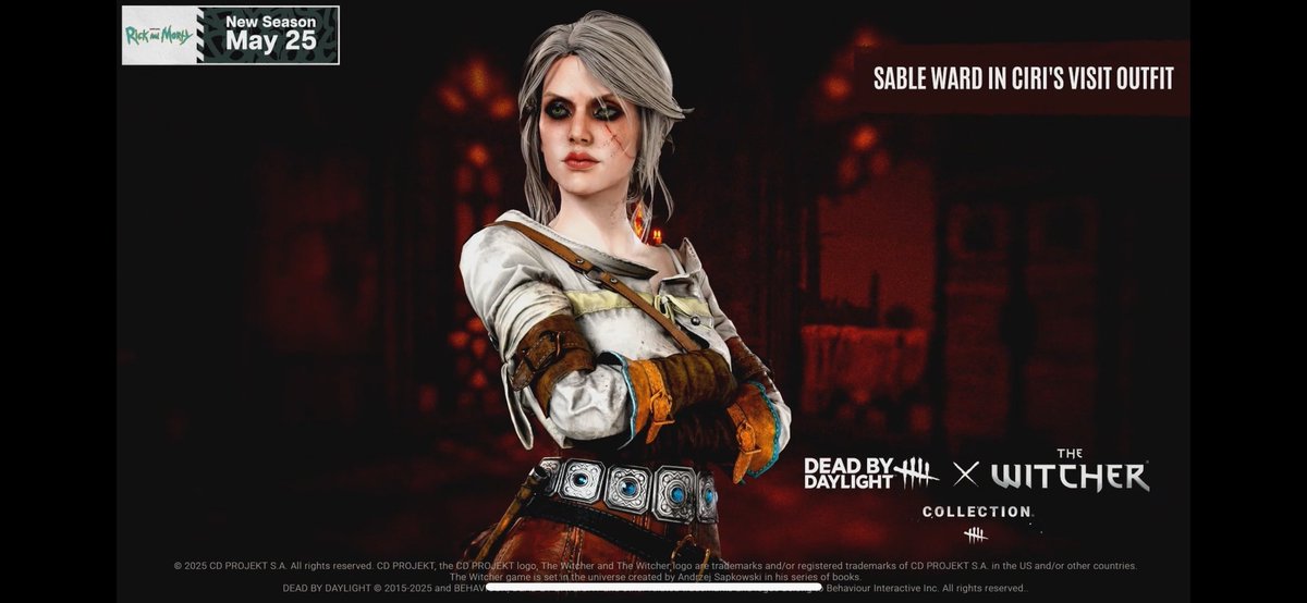 DbdNewsReal's tweet image. Dead by Daylight: The Witcher Collab Cosmetics Collection