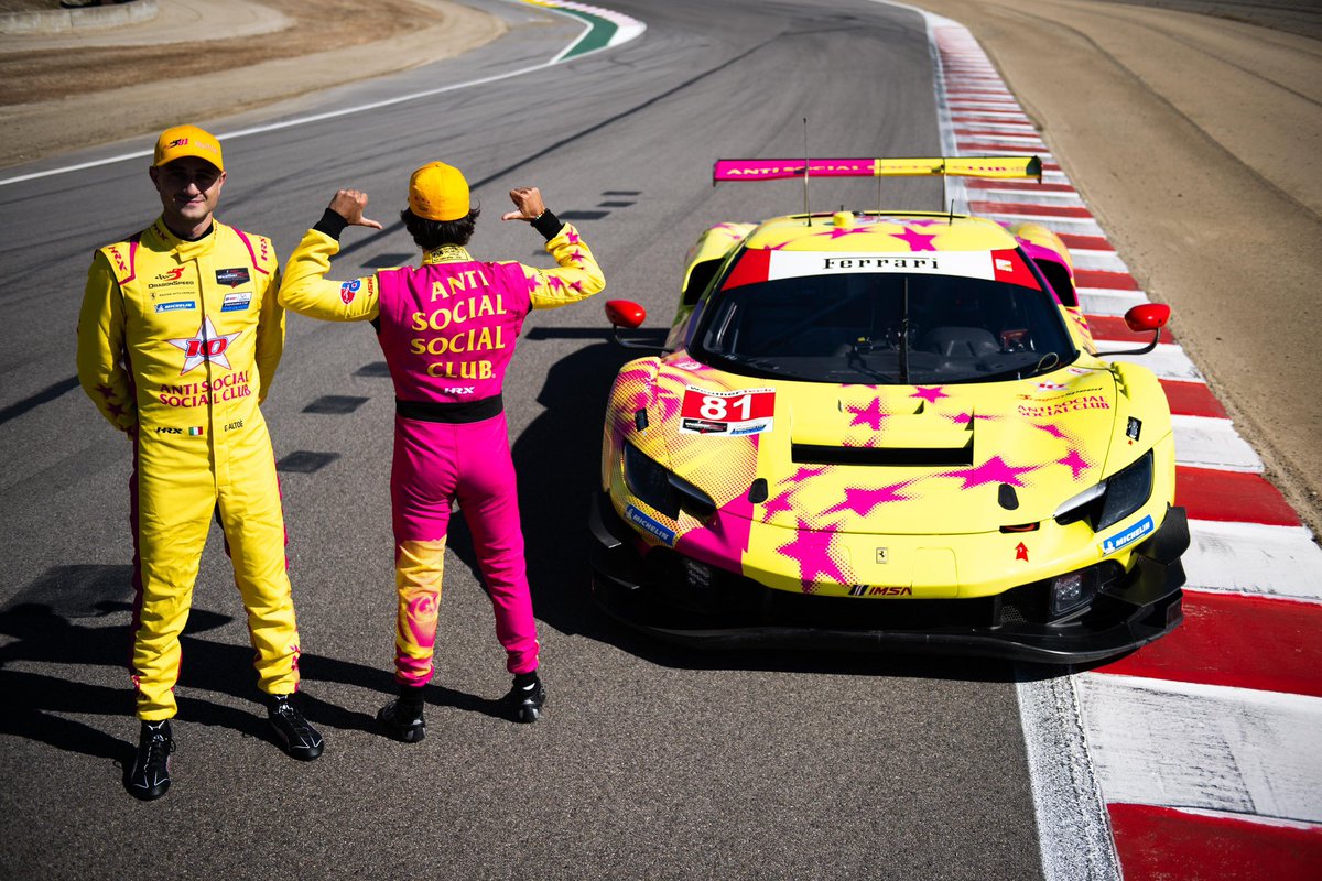 Pushing limits on and off the track. Proud to unveil the collab between DragonSpeed and AntiSocial Social Club — where speed meets style.