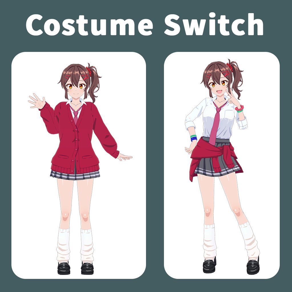 yvt_store's tweet photo. 新作アバター【あかり-Akari-】 リリースしました！😉✨
https://t.co/M7PVrZ56Sm #YVT_Avatar https://t.co/MXGkAxKNim