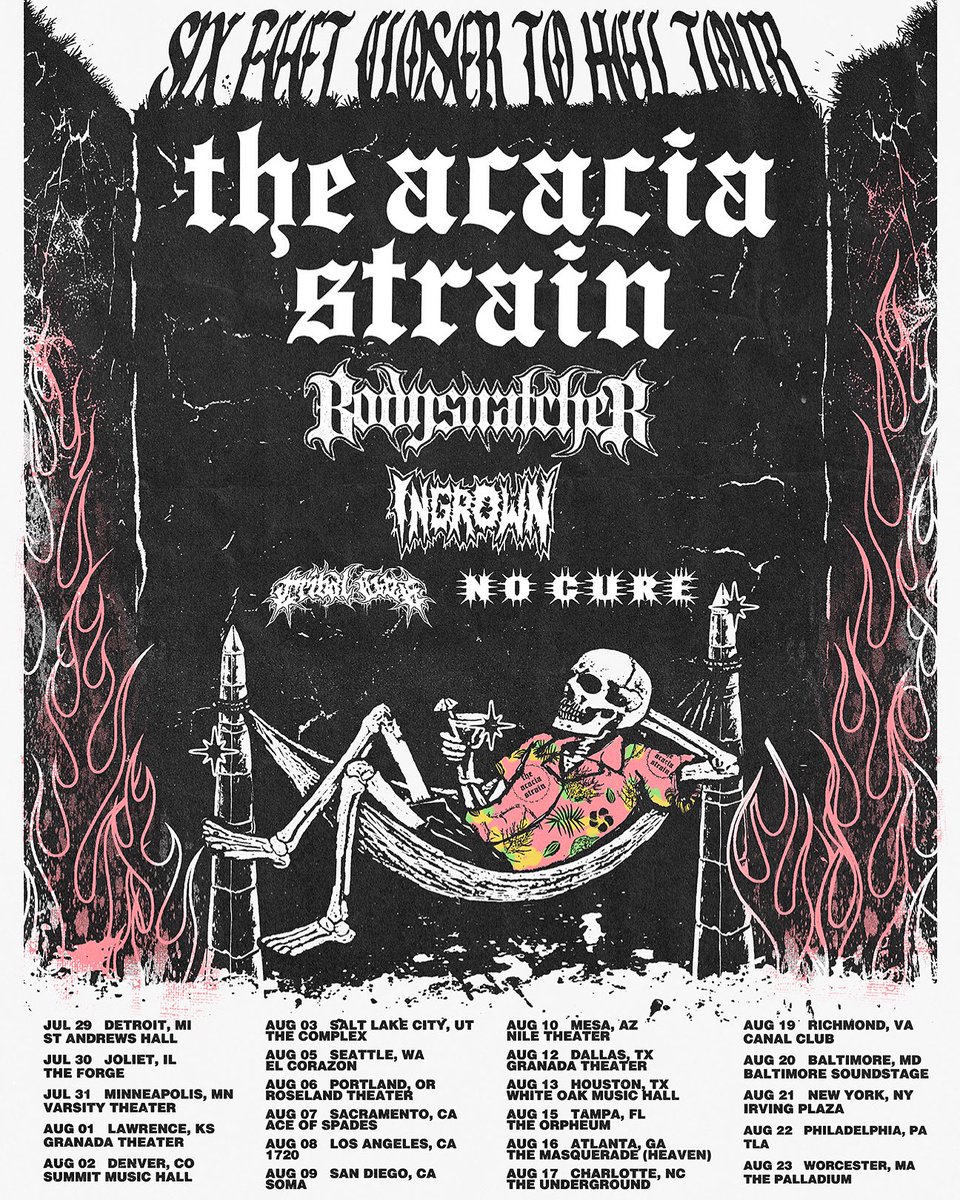 SMOKE YA LATER

FULL US WITH <a href="/theacaciastrain/">The Acacia Strain</a> <a href="/TribalGaze/">Tribal Gaze</a> <a href="/nocurexxx/">NO CURE XXX</a> and <a href="/bodysnatcherfl/">Bodysnatcher</a>