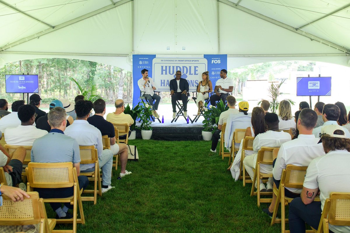 ☀️ We’re less than 3 months out from 𝘏𝘶𝘥𝘥𝘭𝘦 𝘐𝘯 𝘛𝘩𝘦 𝘏𝘢𝘮𝘱𝘵𝘰𝘯𝘴 by <a href="/FOS/">Front Office Sports</a>, a quintessential summer Friday experience for VIPs, tastemakers, athletes &amp; powerbrokers. 

Request an invite for 8/1: events.frontofficesports.com/huddleintheham…