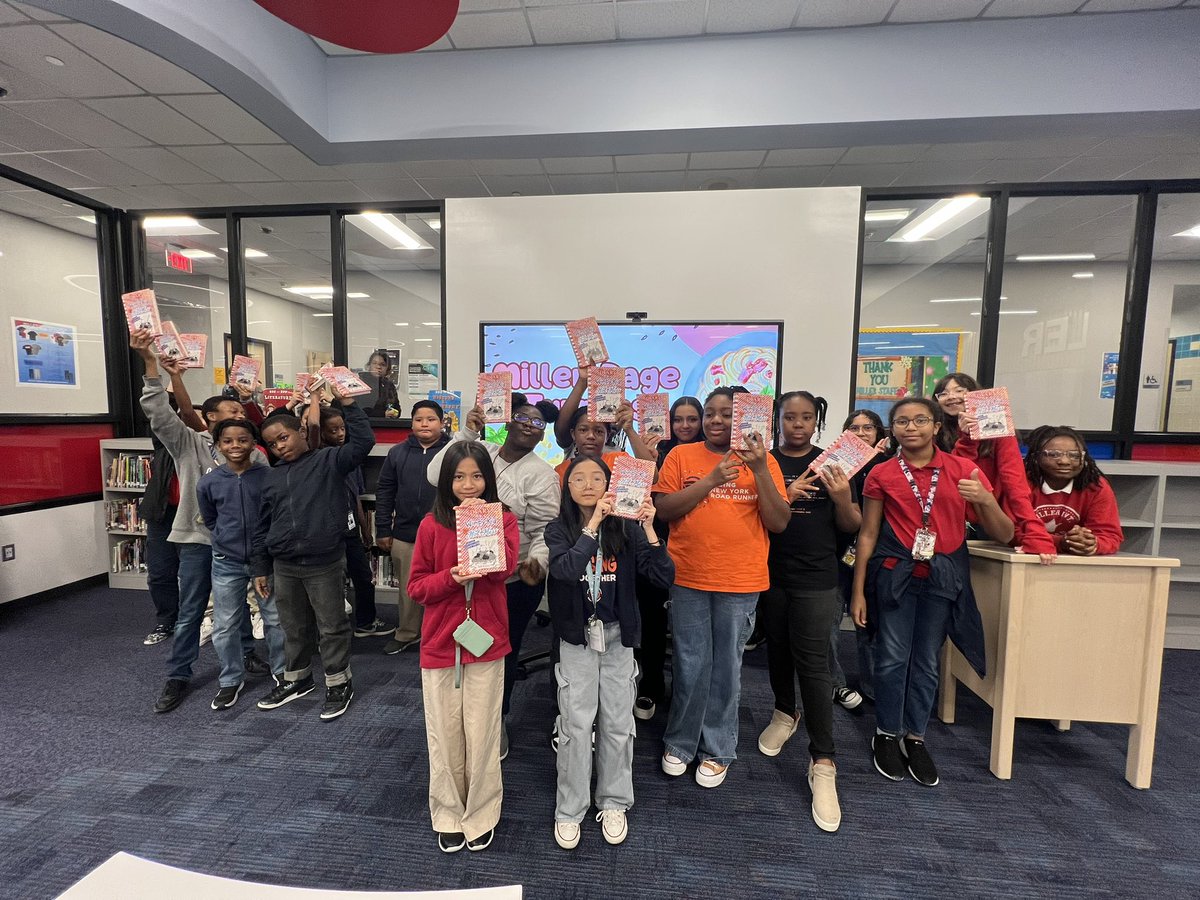 Miller Intermediate Library (@millerintlib) on Twitter photo We had a great Miller Page Turners Book Club meeting this morning! Our book of the month is Diary of a Wimpy Kid: Hot Mess by <a href="/wimpykid/">Jeff Kinney</a>! <a href="/MillerMavsAISD/">Miller Intermediate</a> <a href="/Alief_Libraries/">AliefLibraries</a> ๐๐โ๏ธ We had a great Miller Page Turners Book Club meeting this morning! Our book of the month is Diary of a Wimpy Kid: Hot Mess by <a href="/wimpykid/">Jeff Kinney</a>! <a href="/MillerMavsAISD/">Miller Intermediate</a> <a href="/Alief_Libraries/">AliefLibraries</a> ๐๐โ๏ธ