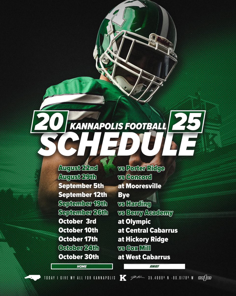 A.L. Brown Football (@albrownfootball) on Twitter photo ๐ง๐ต๐ฒ ๐ผ๐ณ๐ณ๐ถ๐ฐ๐ถ๐ฎ๐น ๐ฎ๐ฌ๐ฎ๐ฑ ๐๐ฐ๐ต๐ฒ๐ฑ๐๐น๐ฒ ๐ถ๐ ๐ต๐ฒ๐ฟ๐ฒ! ๐
๐๐ฑ๐ฑ๐ถ๐๐ถ๐ผ๐ป๐ฎ๐น ๐ฑ๐ฎ๐๐ฒ๐/๐ถ๐ป๐ณ๐ผ:
All games have a 7pm kickoff.
Scrimmage: August 15th vs Myers Park
October 30th at West Cabarrus is a Thursday night game.
#TIGMA
#WON1DER ๐ง๐ต๐ฒ ๐ผ๐ณ๐ณ๐ถ๐ฐ๐ถ๐ฎ๐น ๐ฎ๐ฌ๐ฎ๐ฑ ๐๐ฐ๐ต๐ฒ๐ฑ๐๐น๐ฒ ๐ถ๐ ๐ต๐ฒ๐ฟ๐ฒ! ๐
๐๐ฑ๐ฑ๐ถ๐๐ถ๐ผ๐ป๐ฎ๐น ๐ฑ๐ฎ๐๐ฒ๐/๐ถ๐ป๐ณ๐ผ:
All games have a 7pm kickoff.
Scrimmage: August 15th vs Myers Park
October 30th at West Cabarrus is a Thursday night game.
#TIGMA
#WON1DER