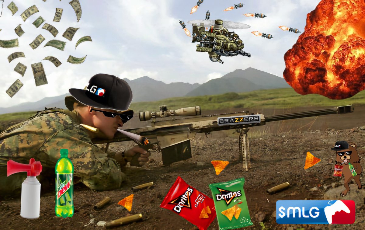 Getting 17k views on my edit without crediting me is really not cool, m8! <a href="/JakeGagain/">JAKE</a>

But I can forgive you right away and take the scope off my Barrett .50 between your two eyes if you tweet $MLG.

You have 30 minutes.