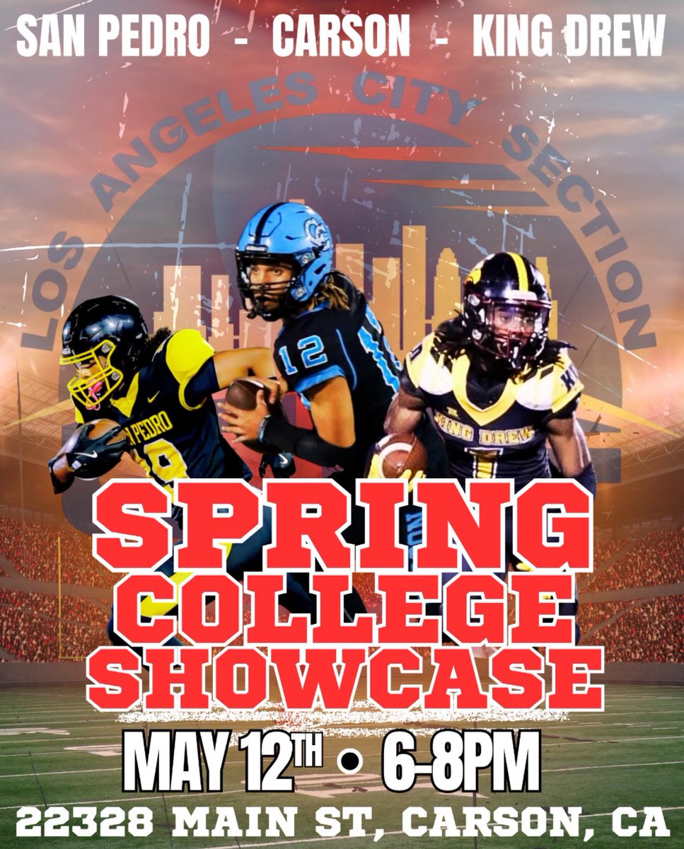 showcase on monday! blessed to be able to compete and showcase my talents to coaches <a href="/CDublins14/">Corey Walsh</a> <a href="/CoBasslikdafish/">Kris Bass 🇵🇷</a> <a href="/CoachDomCosta/">Coach Dom Costa</a> <a href="/NickFord55/">Nick Ford 🇵🇹</a> <a href="/anthonychris77/">Chris Amalfitano</a> <a href="/CoachJoewittmer/">Joseph Wittmer</a> <a href="/CoachJeremiahW/">Jeremiah Wittmer</a> <a href="/TheRBCoach/">CoachCordell Landers</a> <a href="/NICO_Trenches/">NICO TRENCHES | Linemen Training, Camps & Recruit.</a> <a href="/USCHippie/">USC Hippie</a> <a href="/SPPirateFB/">San Pedro Pirate Football</a> <a href="/Tarek_Fattal/">Tarek Fattal</a> <a href="/LACitySection/">City Section News</a>