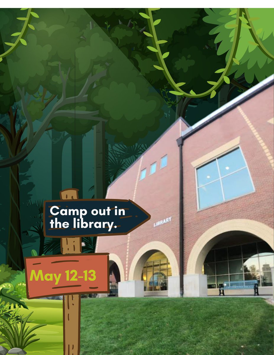 🏕 May 12-13, camp out in the <a href="/SAULib/">St. Ambrose University Library</a> ! 
👀details coming shortly !!