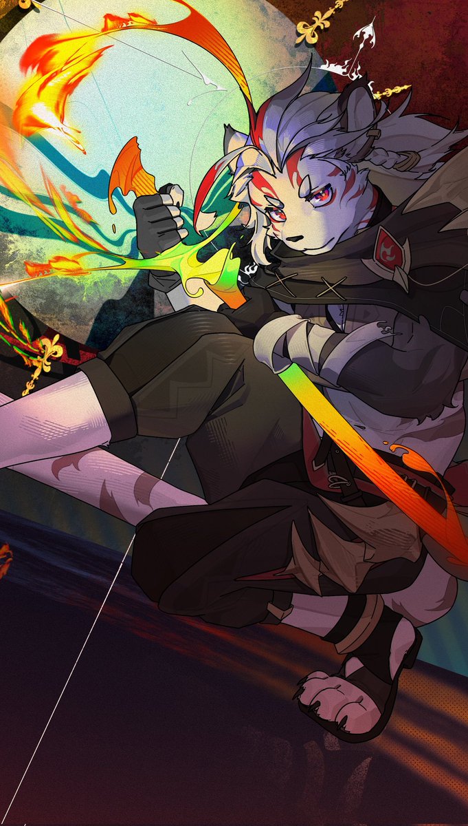 Jearggf's tweet image. fire #furry