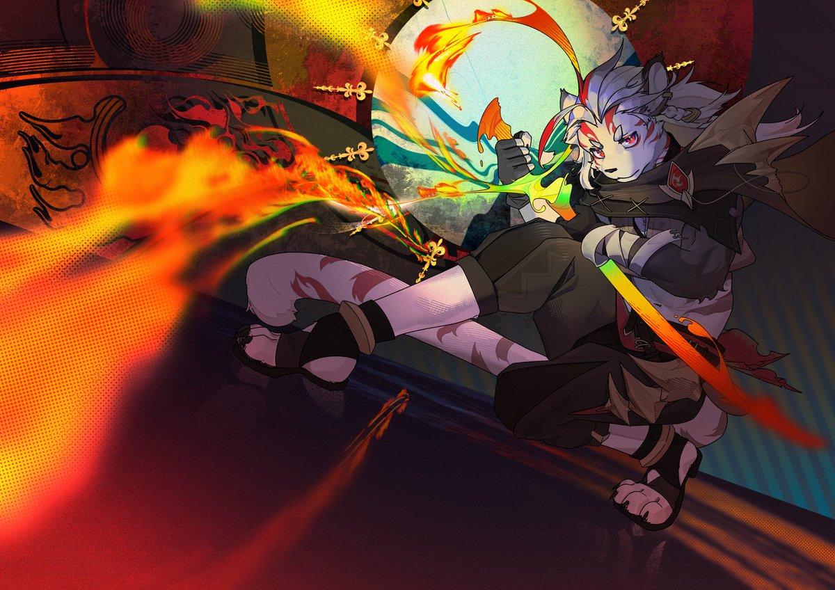 Jearggf's tweet image. fire #furry