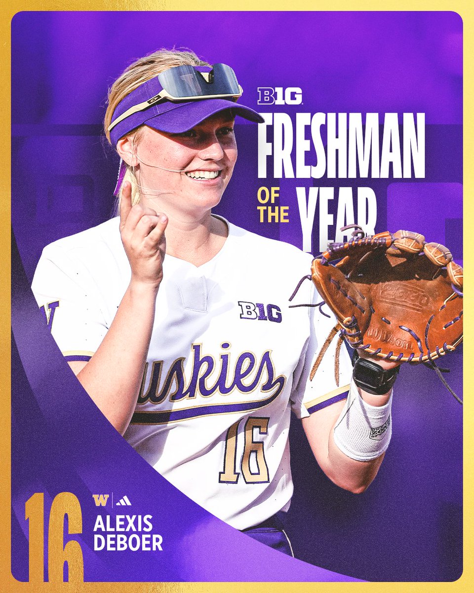 BIG TEN FRESHMAN OF THE YEAR 🏆

#MightyAreTheWomen x <a href="/alexisdeboer22/">Alexis DeBoer</a>