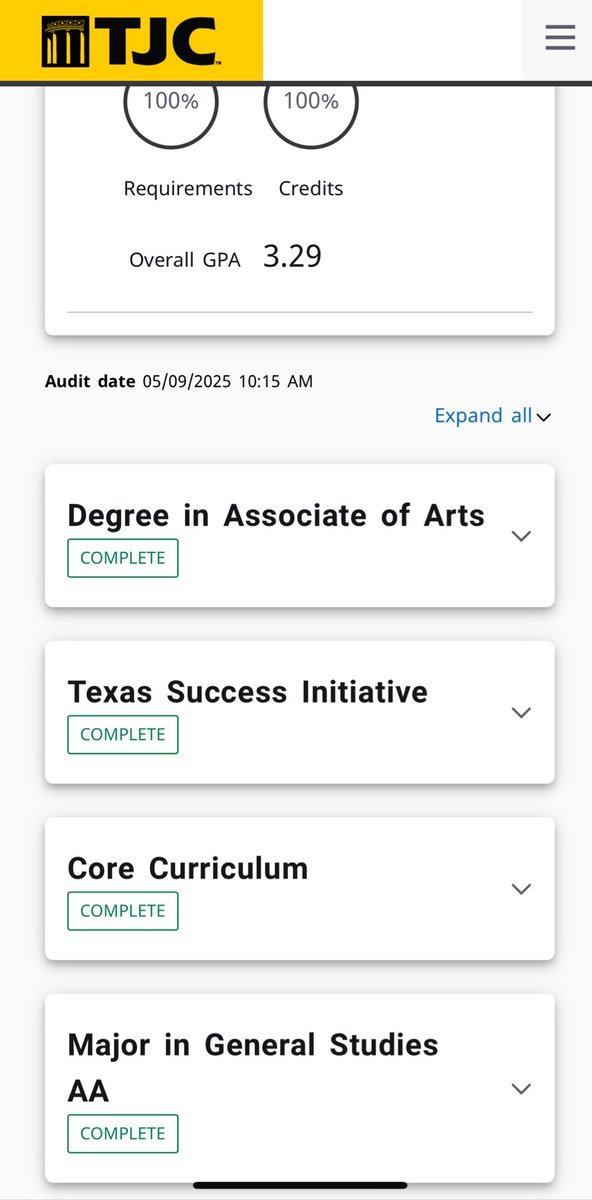 Lamarian Hatcher (@dakidhatcher) on Twitter photo I officially graduated from Tyler Junior College! I have my AA in Hand! 3.29GPA
@onotfz53 <a href="/BradyDavis10/">Brady Davis</a> <a href="/CoachJacobsonTJ/">Coach Tanner Jacobson</a> <a href="/CoachTLouis/">Terrence Louis</a> I officially graduated from Tyler Junior College! I have my AA in Hand! 3.29GPA
@onotfz53 <a href="/BradyDavis10/">Brady Davis</a> <a href="/CoachJacobsonTJ/">Coach Tanner Jacobson</a> <a href="/CoachTLouis/">Terrence Louis</a>