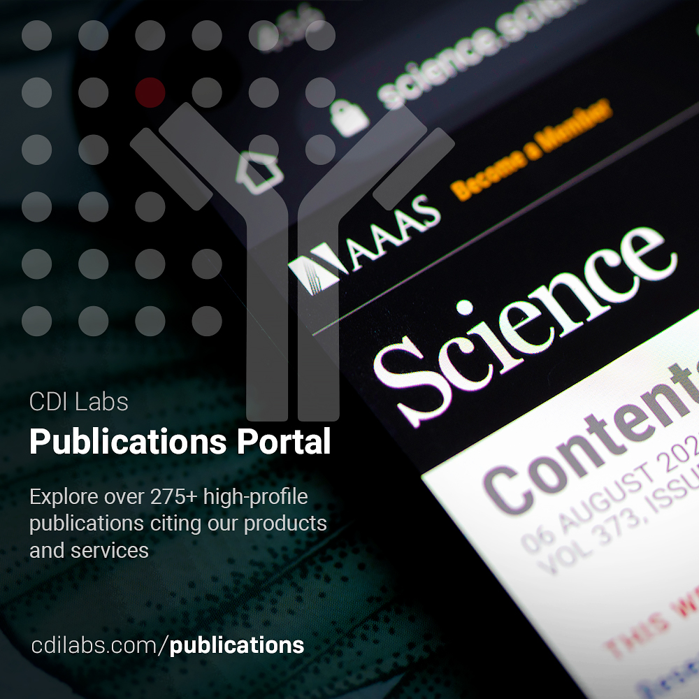 We are proud to share that over 275+ high-profile #publications have cited, featured, and highlighted our cutting-edge platforms and unparalleled lab services. Our unique, user-friendly Publications Portal gives you the ability to seamlessly search and explore subject matter,