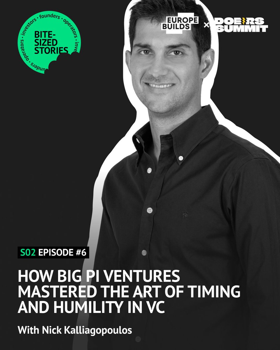 🎧New #EUROPEBUILDS episode is live!

What makes a great VC? Timing, humility, and long-term conviction.

We talk to Nick Kalliagopoulos of <a href="/bigpivc/">Big Pi Ventures</a> on how to back the right ideas—and the right founders.

Your weekend listen is here: bit.ly/438sRrE