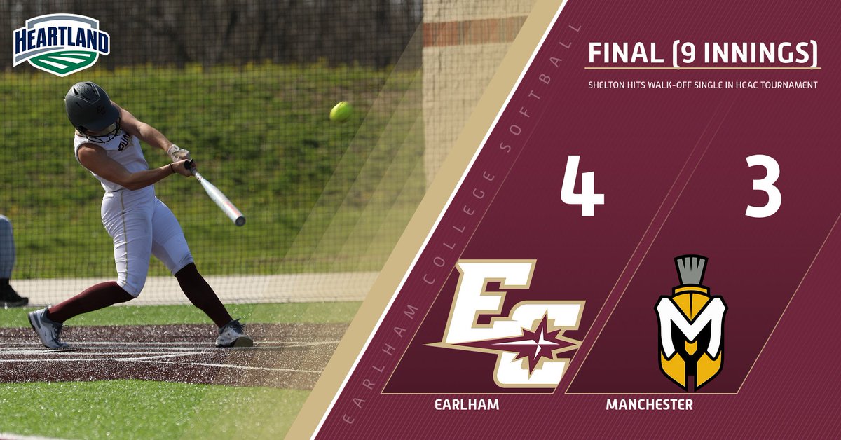 SB: Quakers win! Bo Shelton hits a walk-off single in the ninth inning to push softball past Manchester in the HCAC Tournament. The Quakers will play again at 3 pm against the winner of Franklin and Rose-Hulman.

#FFIL