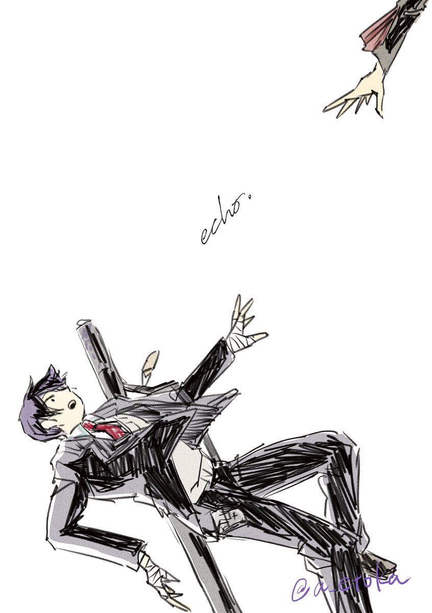 a_etoka's tweet photo. 1年半くらい前に書いた咎人マンガのWeb再録です。
2枚目の注意書きを読んで頂いてからお進み下さい。
(1/5) https://t.co/ep2cKJI0ZR