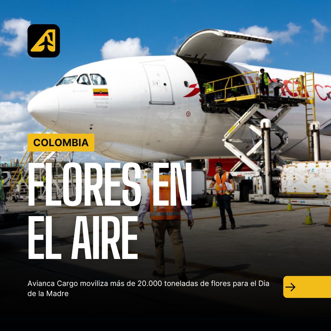 Avianca Cargo moviliza más de 20.000 toneladas de flores para el Dia de la Madre aviacionline.com/avianca-cargo-…
