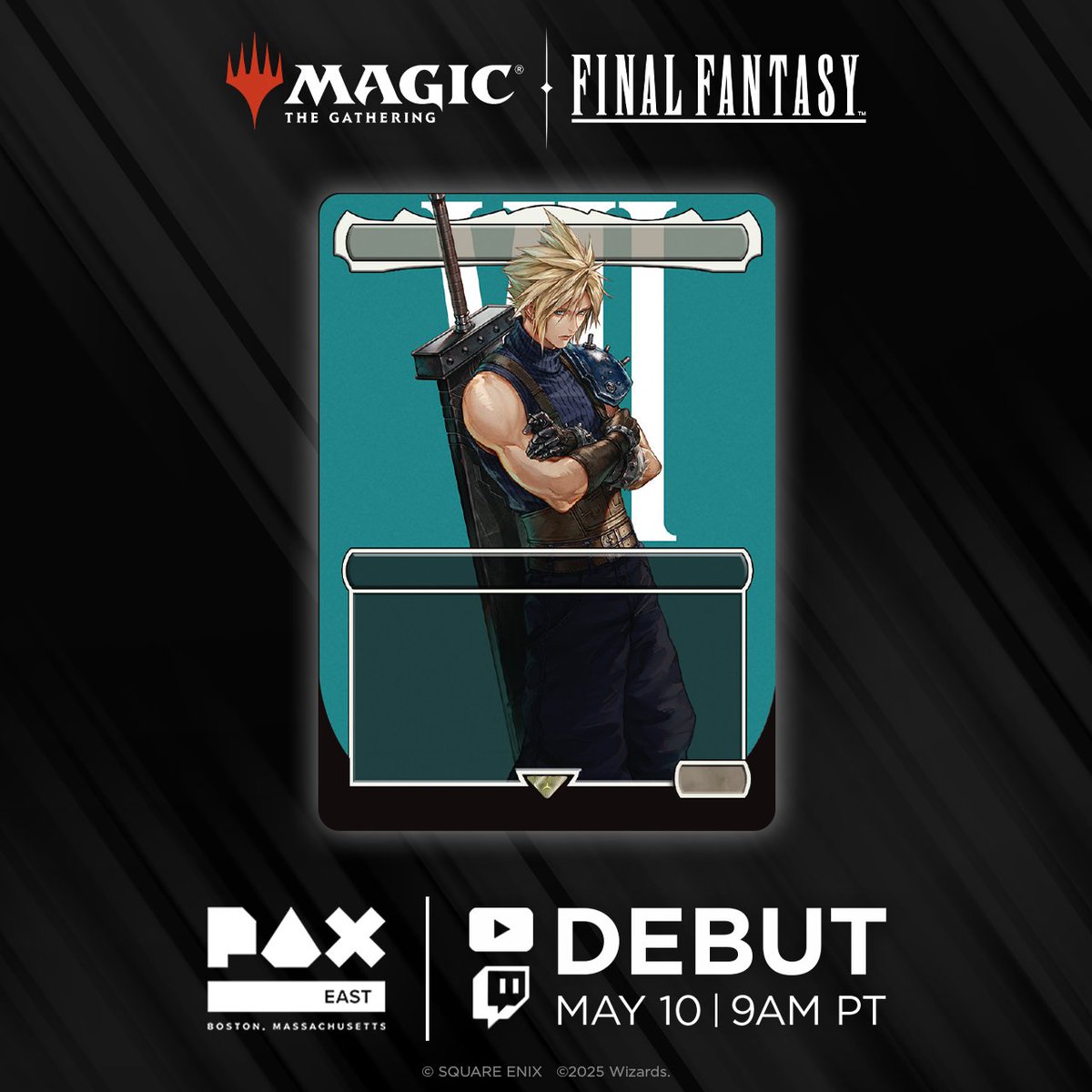 wizards_magic's tweet image. 24 hours until the #MTGxFINALFANTASY Debut Showcase from #PAXEast!

Be in your seats, whether that's in the Main Stage audience, at your desk, or on your couch - you won't want to miss it!

mtg.social/FFShowcase
twitch.tv/magic