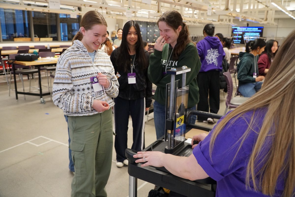 WaterlooENG's tweet image. That’s a wrap on Catalyst Conference 2025! 🎉⚙️

48 Grade 11 girls and non-binary students took over #WaterlooEngineering for an unforgettable weekend filled with building robots, designing solutions, and getting a taste of campus life!

#FutureEngineers