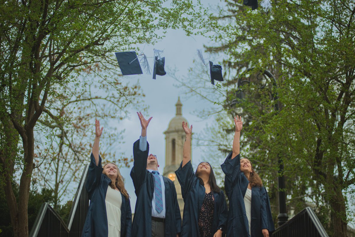 🎵 When we stood at childhood’s gate,
Shapeless in the hands of fate,
Thou didst mold us, dear old State,
Dear old State, dear old State🎵.

We salute the class of 2025 and hope you never forget Dear Old State!