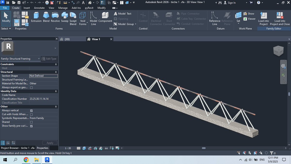 1992ayz's tweet image. The design of the beam and rebar layout has been done parametrically using Revit software.
#AutodeskRevit  #structures #BIM #StructuralDesign #ParametricModeling #EngineeringInnovation