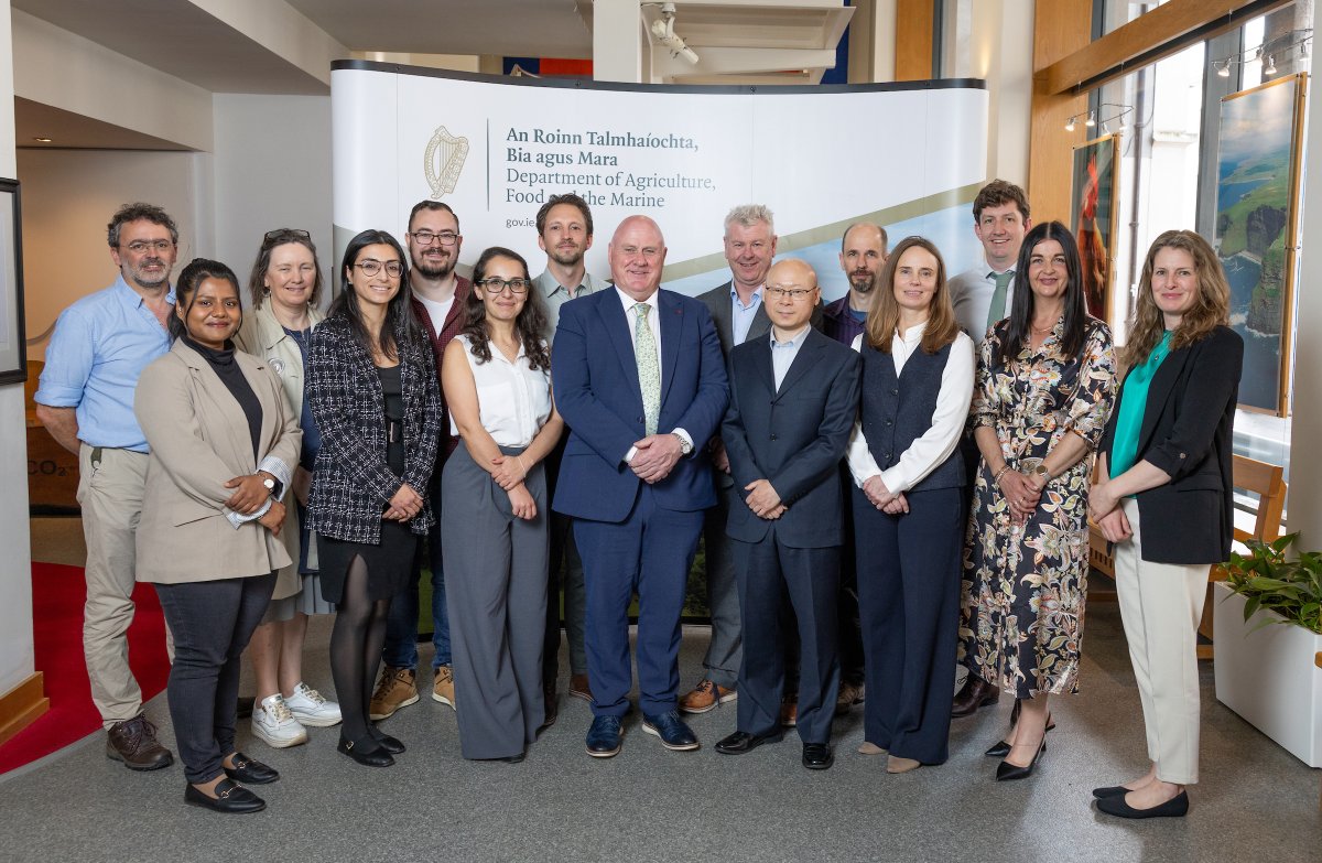 TUS - Research, Development & Innovation (@tus_rdi) on Twitter photo Congratulations to Dr Yuansong Qiao, <a href="/TUS_ie/">Technological University of the Shannon</a>, who has been awarded €500,000 in funding from Dept. Agriculture, Food & Marine.
Dr Qiao's research aims to create a consolidated virtual living lab platform to enable knowledge sharing on regenerative agriculture.
#ResearchAtTUS Congratulations to Dr Yuansong Qiao, <a href="/TUS_ie/">Technological University of the Shannon</a>, who has been awarded €500,000 in funding from Dept. Agriculture, Food & Marine.
Dr Qiao's research aims to create a consolidated virtual living lab platform to enable knowledge sharing on regenerative agriculture.
#ResearchAtTUS