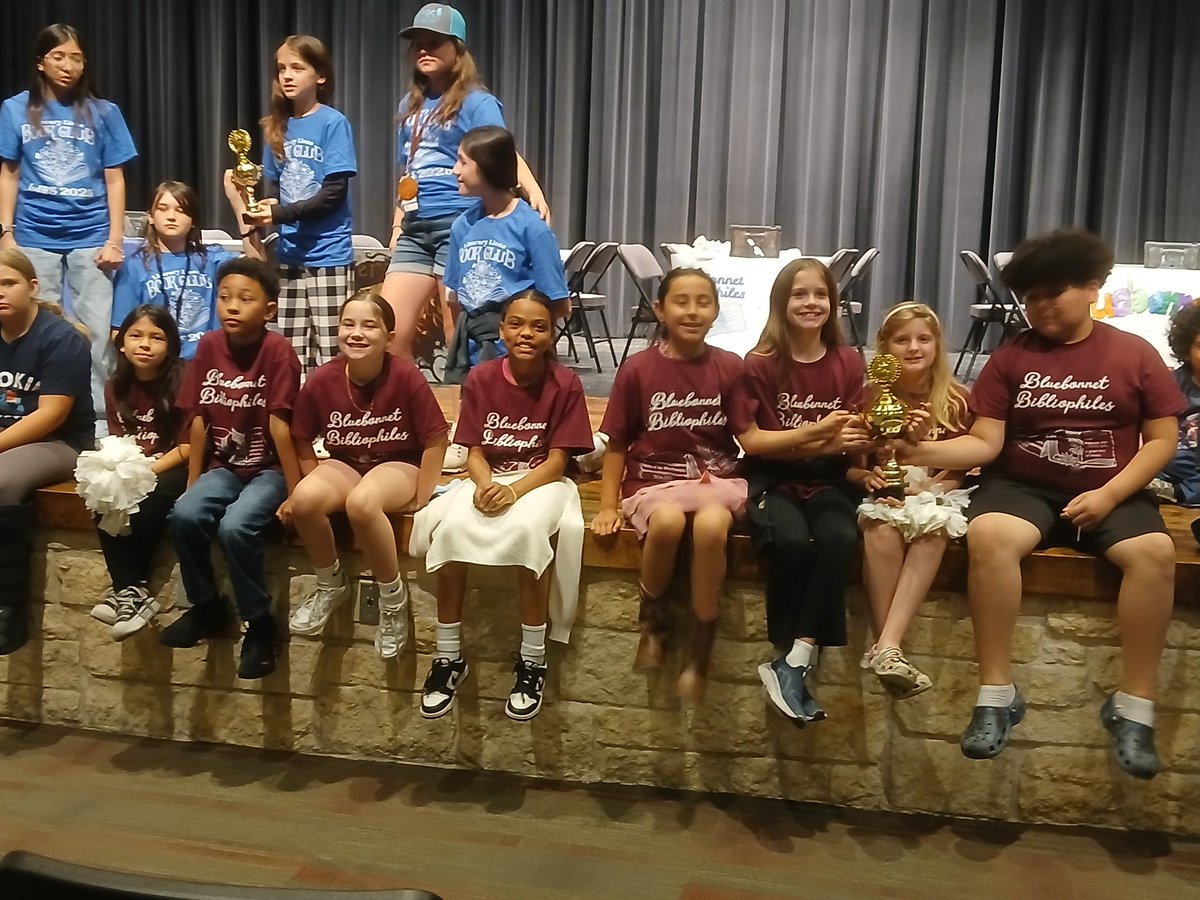 Bluebonnet won 1st at the Battle of the Bluebonnets! #bbproud