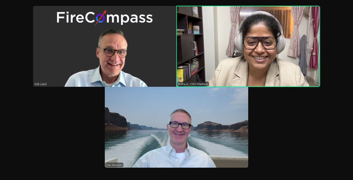 We are LIVE!

Join CISO Platform Fireside Chat on "Navigating The Cyber Insurance Landscape: Key Considerations For CISOs"

With:
- Dan Bowden (Global Business CISO, Mercer)
- Erik Laird (Vice President - North America, FireCompass)

Join here: tinyurl.com/4depn4yk