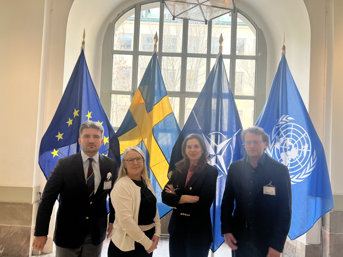 Janine di Giovanni (@janinedigi) on Twitter photo Thank you <a href="/SweMFA/">Swedish Ministry for Foreign Affairs</a> for hosting <a href="/TRPforJustice/">The Reckoning Project</a>'s conference "Human Rights in a Turbulent World" in Stockholm. Sweden supports our urgent work tracking 19k Ukrainian kids deported to Russia.
<a href="/TRPforJustice/">The Reckoning Project</a> is deeply grateful to the Swedish people for their commitment to justice Thank you <a href="/SweMFA/">Swedish Ministry for Foreign Affairs</a> for hosting <a href="/TRPforJustice/">The Reckoning Project</a>'s conference "Human Rights in a Turbulent World" in Stockholm. Sweden supports our urgent work tracking 19k Ukrainian kids deported to Russia.
<a href="/TRPforJustice/">The Reckoning Project</a> is deeply grateful to the Swedish people for their commitment to justice