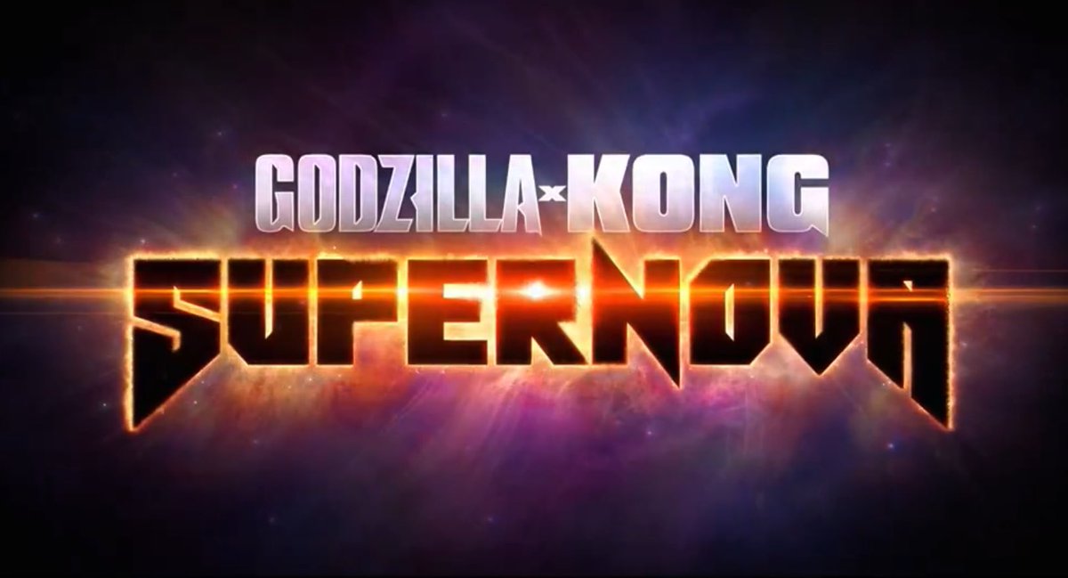 First logo for ‘GODZILLA X KONG: SUPERNOVA’

Starring Sam Neill, Dan Stevens, Kaitlyn Dever, Alycia Debnam-Carey, Matthew Modine, Delroy Lindo and Jack O’Connell

In theaters on March 26, 2027.