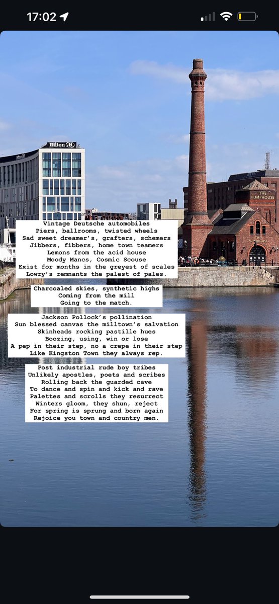 A bit of springtime poetry from England’s industrial North. 

‘Northern Exposure’

🌹