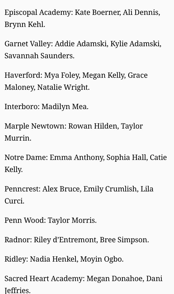 MN Athletics (@mnathletics) on Twitter photo Congrats to our all Delco girls basketball players! 3rd team Olivia Gicking, Honorable mention Rowan Hilden and Taylor Murrin, great work! Tiger Pride <a href="/marplenewtown/">Marple Newtown HS</a> <a href="/beyond_the_ark/">Beyond the Ark Basketball</a> <a href="/jmverlin/">Josh Verlin</a> <a href="/DTMattSmith/">-</a> <a href="/MBarkannNBCS/">Michael Barkann</a> <a href="/DelcoSports/">Daily Times Sports</a> <a href="/sportsdoctormd/">Matthew De George</a> <a href="/BillMaas/">Bill Maas</a> <a href="/TerryToohey/">Terry Toohey</a> Congrats to our all Delco girls basketball players! 3rd team Olivia Gicking, Honorable mention Rowan Hilden and Taylor Murrin, great work! Tiger Pride <a href="/marplenewtown/">Marple Newtown HS</a> <a href="/beyond_the_ark/">Beyond the Ark Basketball</a> <a href="/jmverlin/">Josh Verlin</a> <a href="/DTMattSmith/">-</a> <a href="/MBarkannNBCS/">Michael Barkann</a> <a href="/DelcoSports/">Daily Times Sports</a> <a href="/sportsdoctormd/">Matthew De George</a> <a href="/BillMaas/">Bill Maas</a> <a href="/TerryToohey/">Terry Toohey</a>