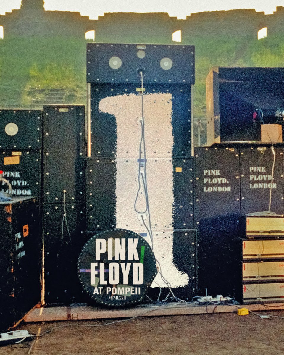 SET THE CONTROLS TO 1⃣
Pink Floyd at Pompeii – MCMLXXII is the No.1 Album in the UK, Italy, Germany, and Belgium.

#PinkFloydPompeii