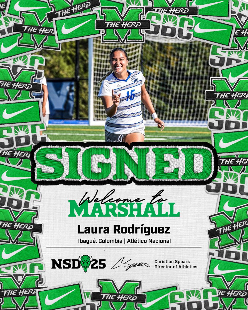 Welcome to Marshall, Laura! 🤘🇨🇴

#WeAreMarshall